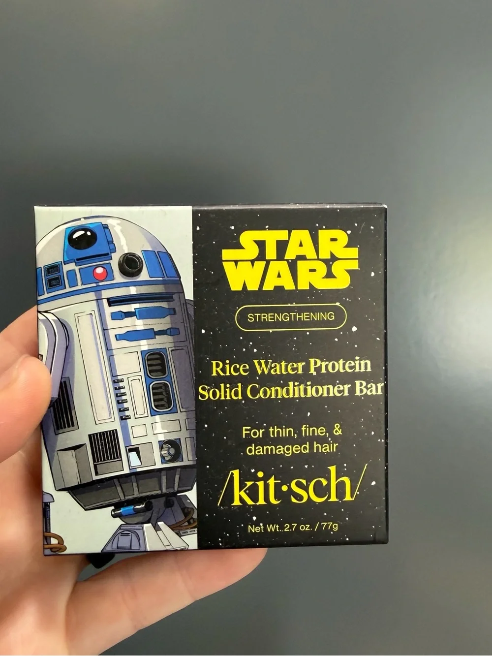 NWT Kitsch Star Wars R2-D2 Rice Water Protein Solid Conditioner
